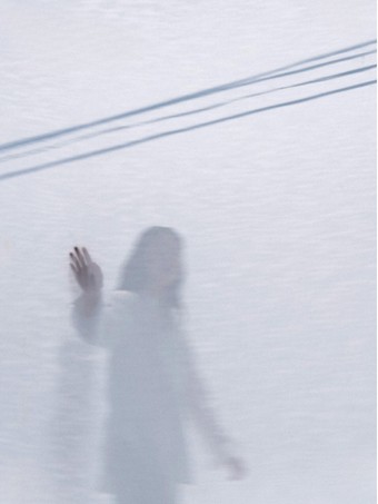 Silhouette and translucent fabric research reference