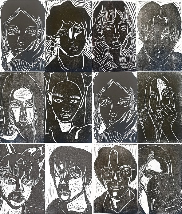 Portrait print series